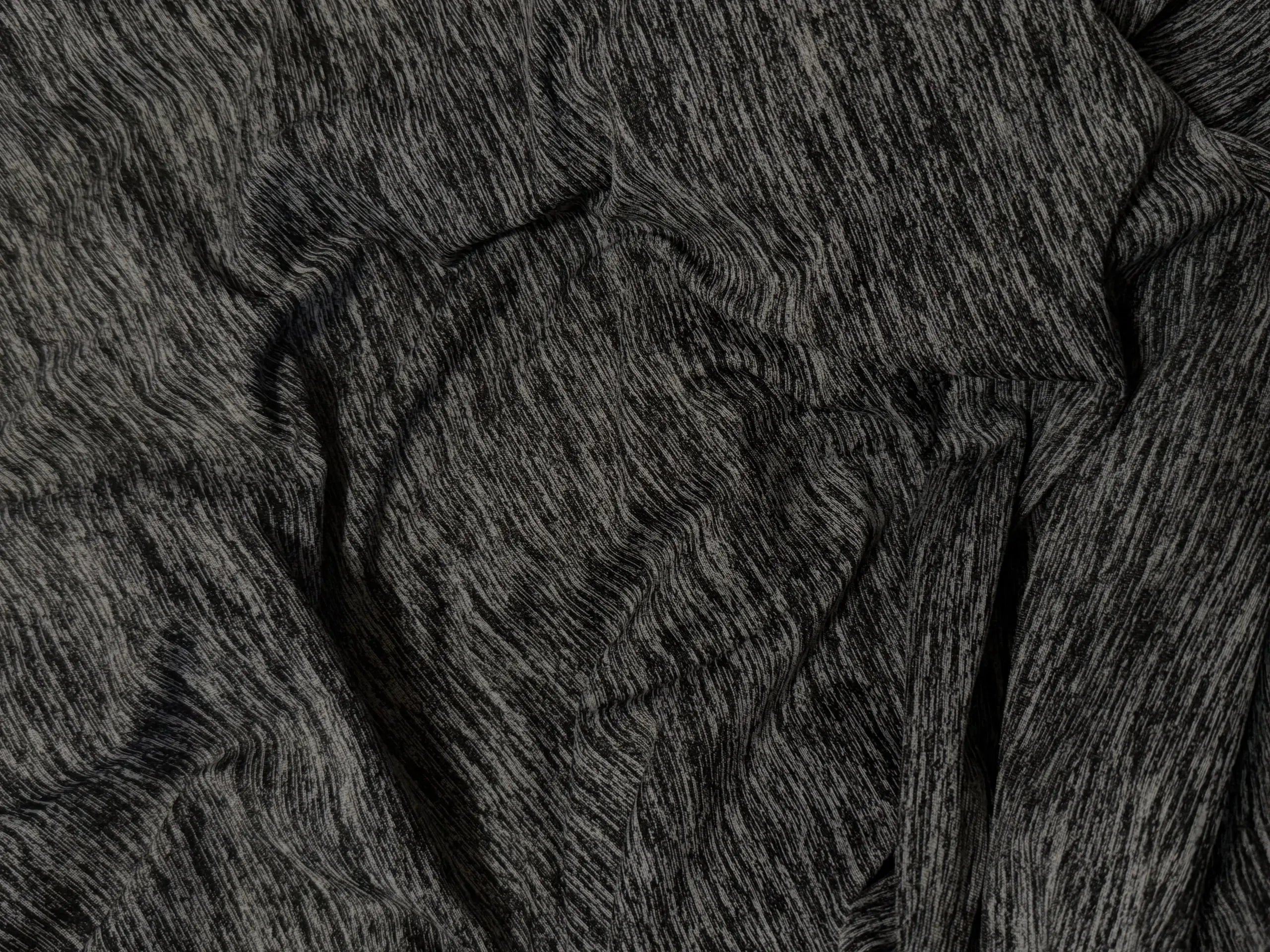 Black And Grey Knit