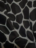 Black and Grey Giraffe Print