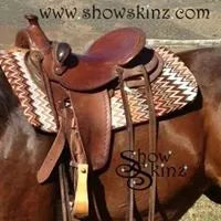 Brown and Tan Chevron