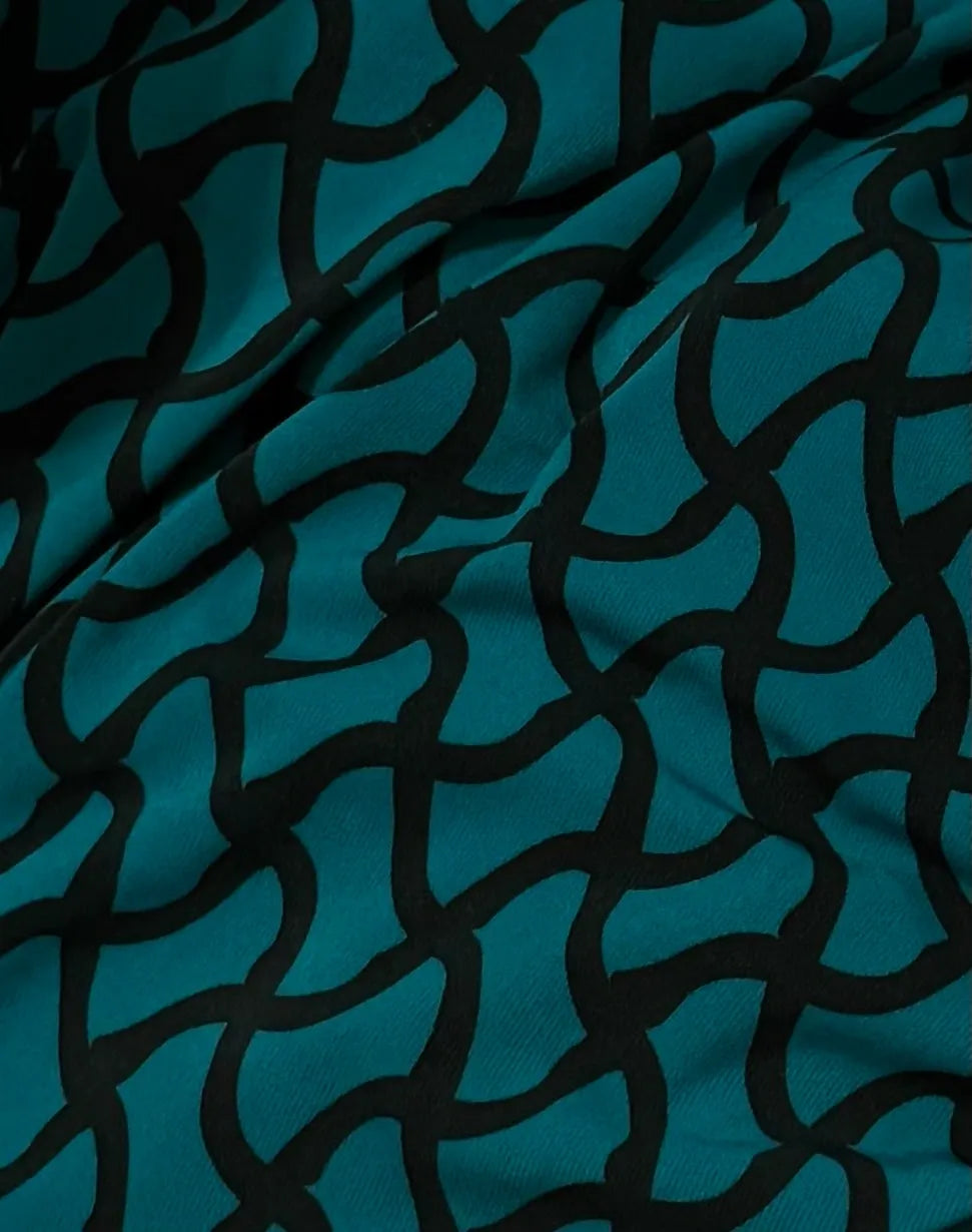Dark Turquoise with Black