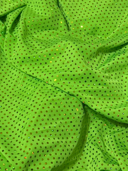 Lime Green with Sequins