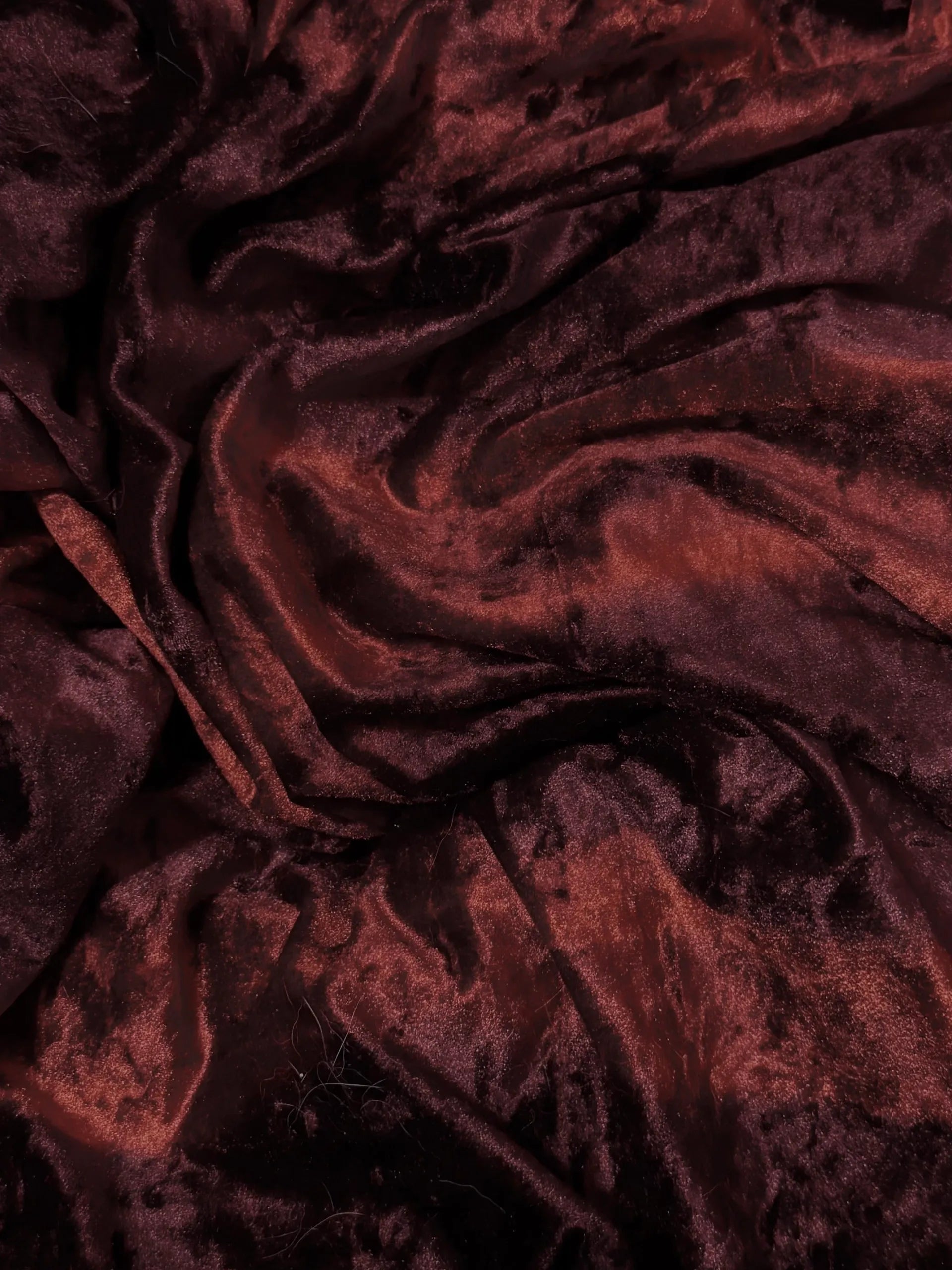 Maroon Tie Dye Velvet