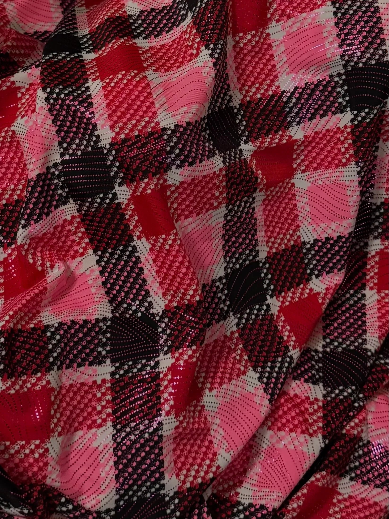 Pink Red and Black Plaid