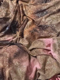 Pink and Brown Tie Dye Glitter
