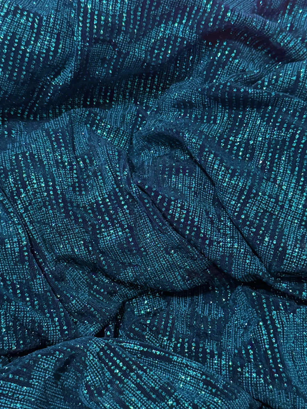 Teal with Sequins Show Skinz western saddle pad cover