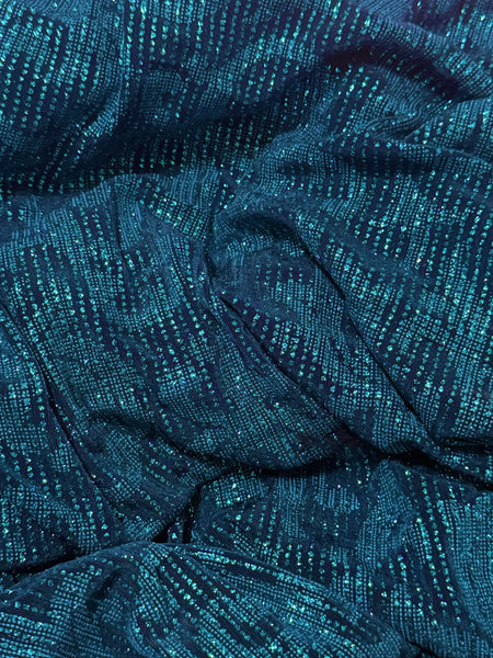 Teal with Sequins