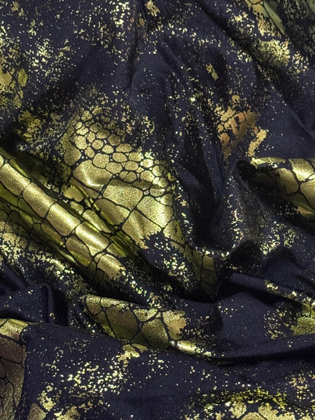 Yellow/Green and Black Foil